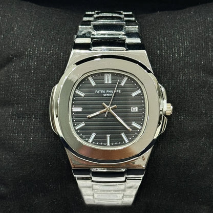 Patek Philippe Date Just - Silver Black