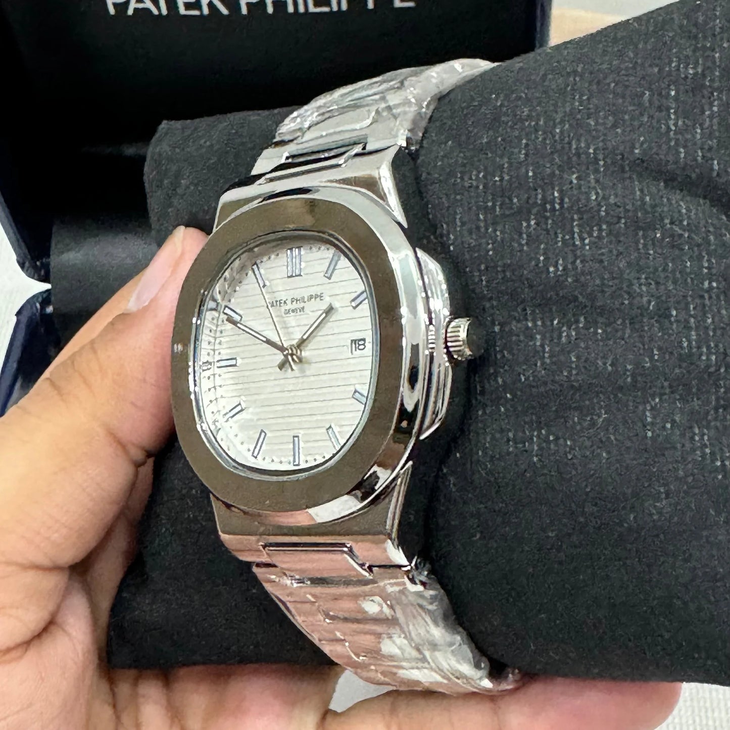 Patek Philippe Date Just - Silver White