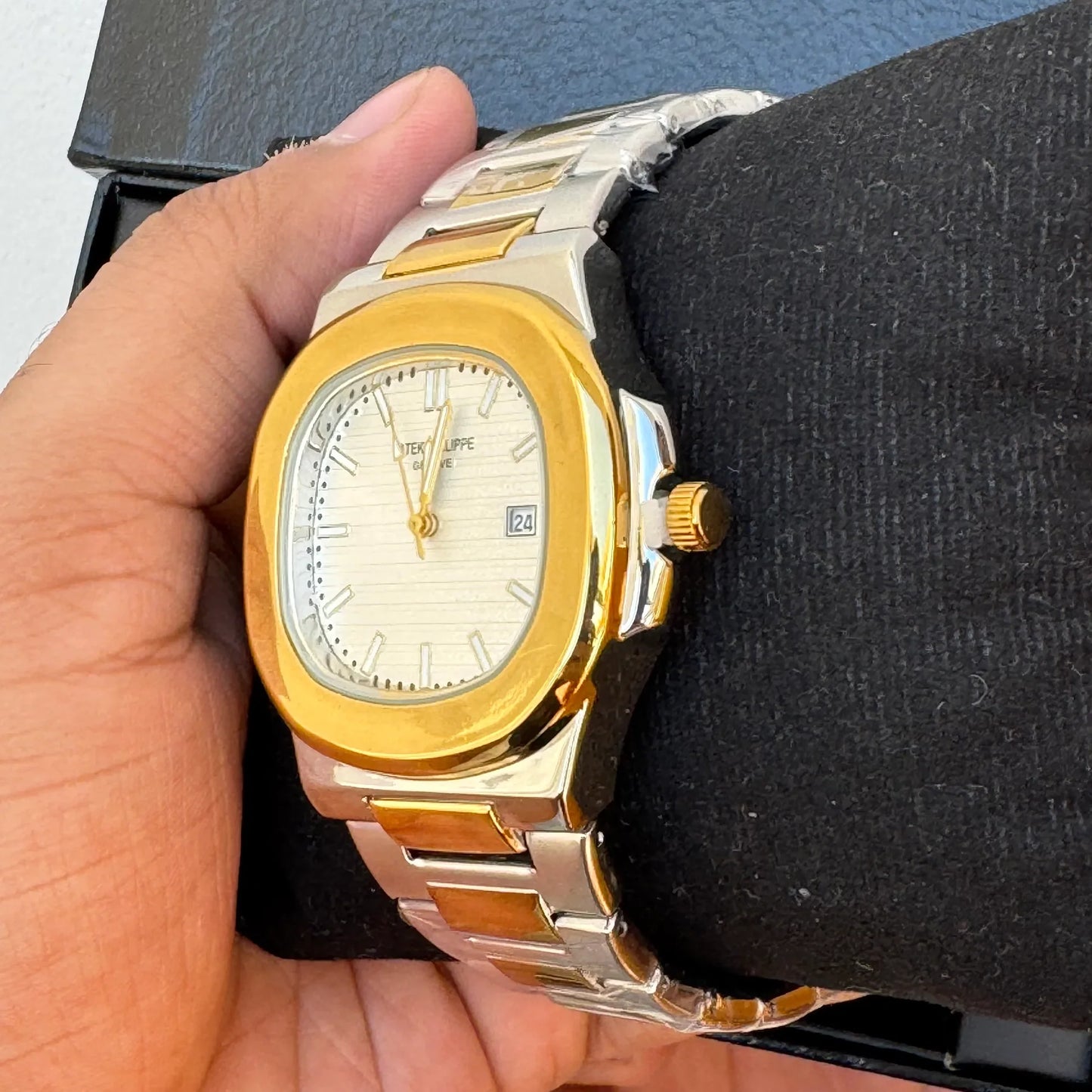 Patek Philippe Date Just - Two Tone White