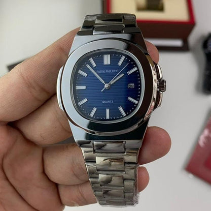 Patek Philippe Date Just - Silver Blue