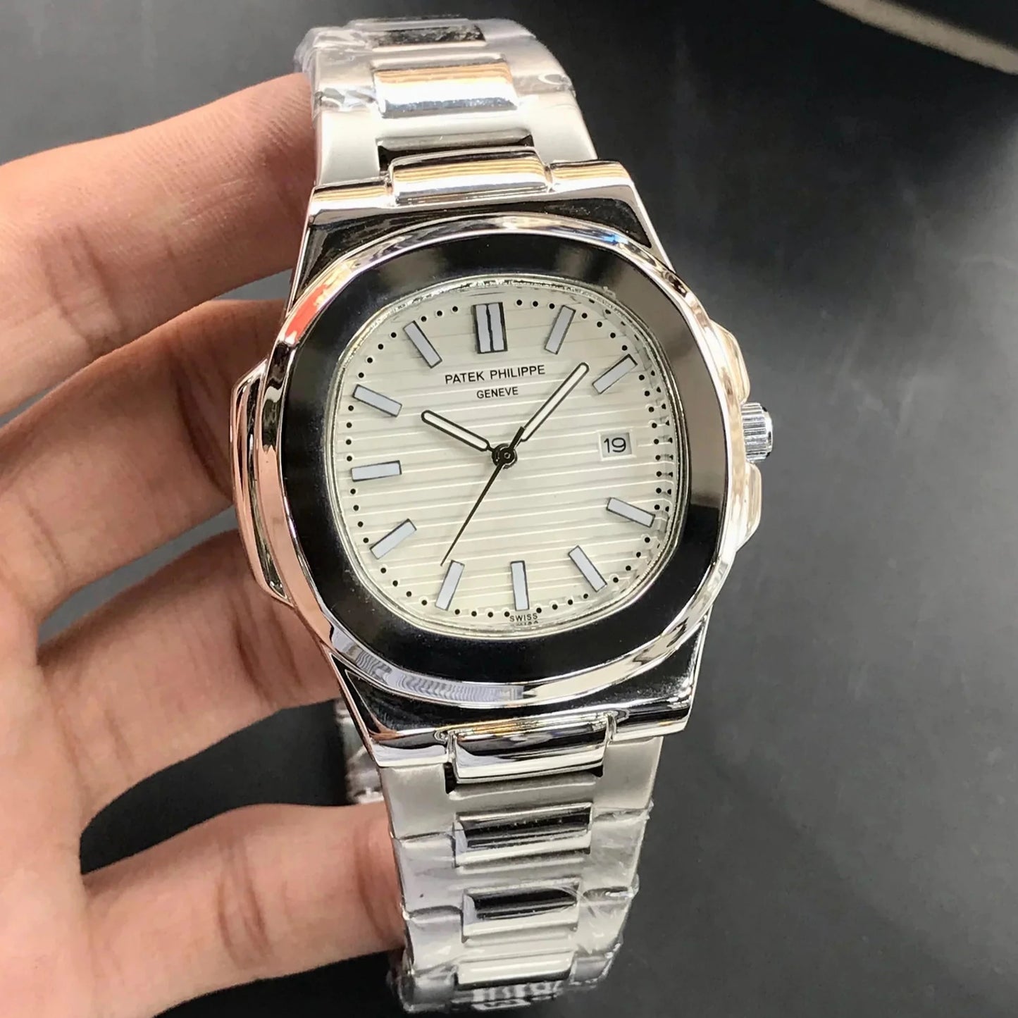 Patek Philippe Date Just - Silver White